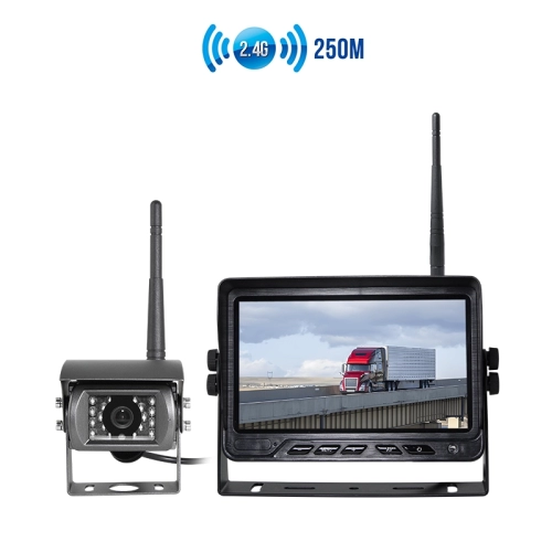 7 inch Monitor with 2.4GHz Wireless Blind Spot Camera Monitoring System (SF-7002XW)