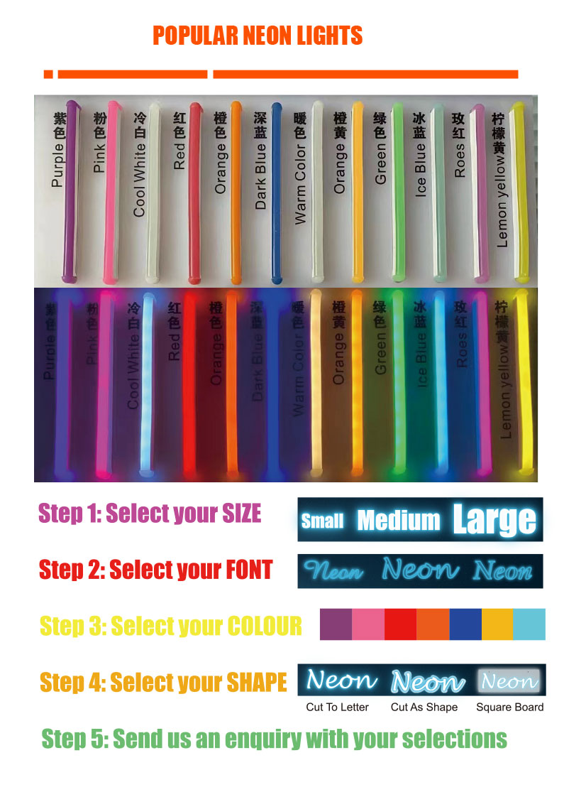 Signo de neón Flex LED personalizado