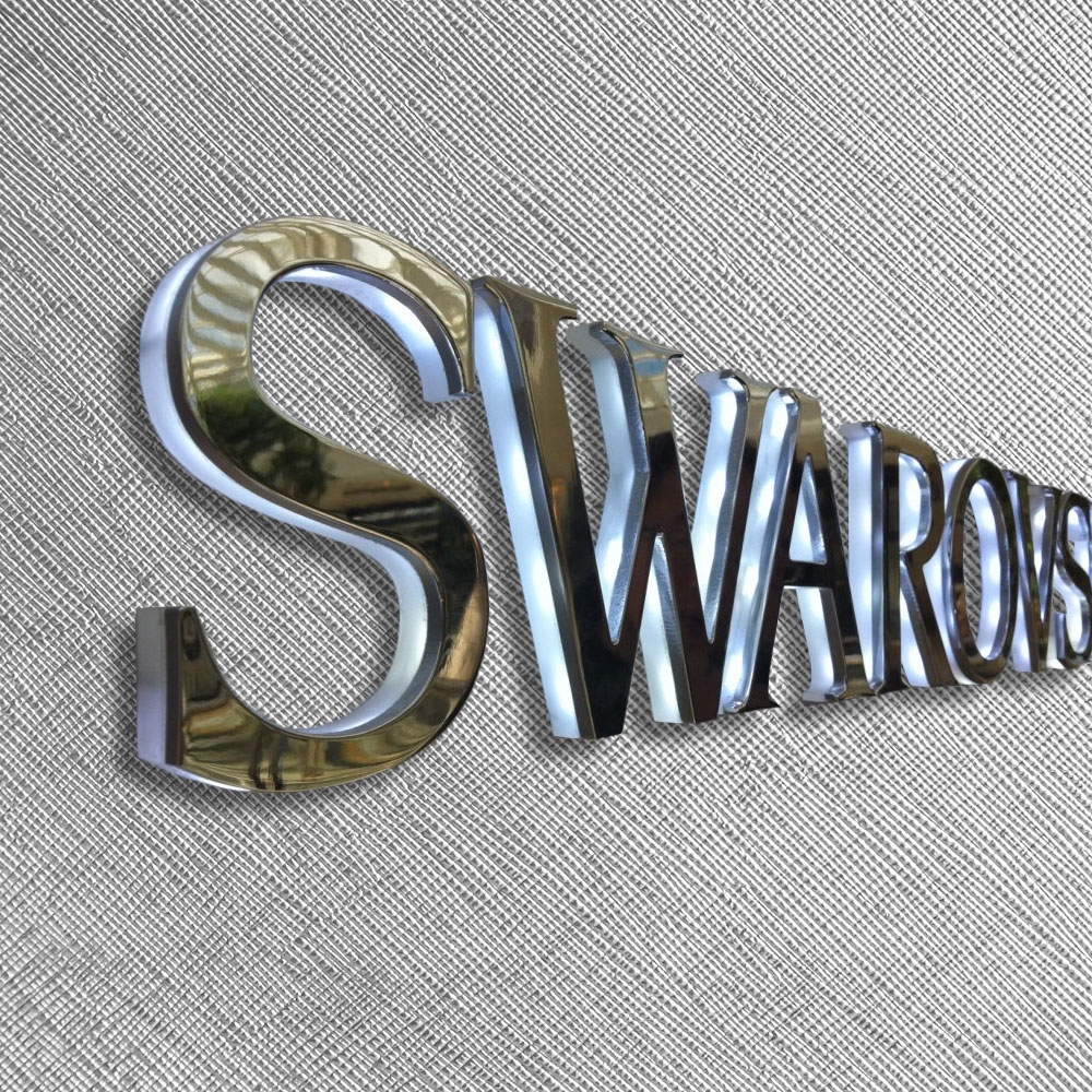 Metal Fabricated Letters with Acrylic Base