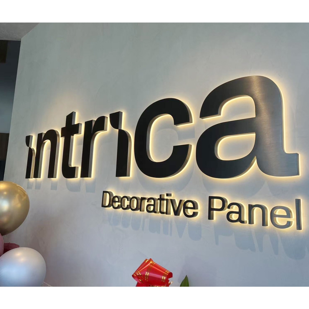 Metal Fabricated Letters with Acrylic Base