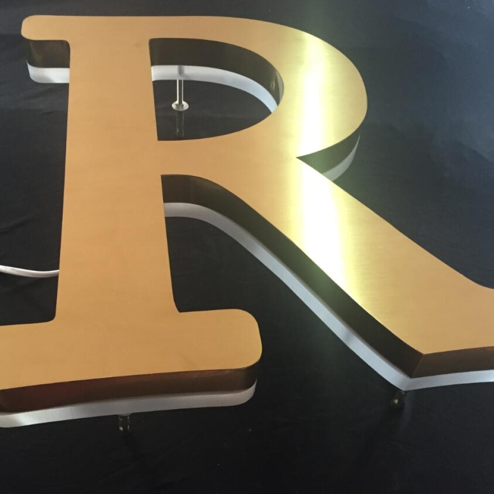 Metal Fabricated Letters with Acrylic Base