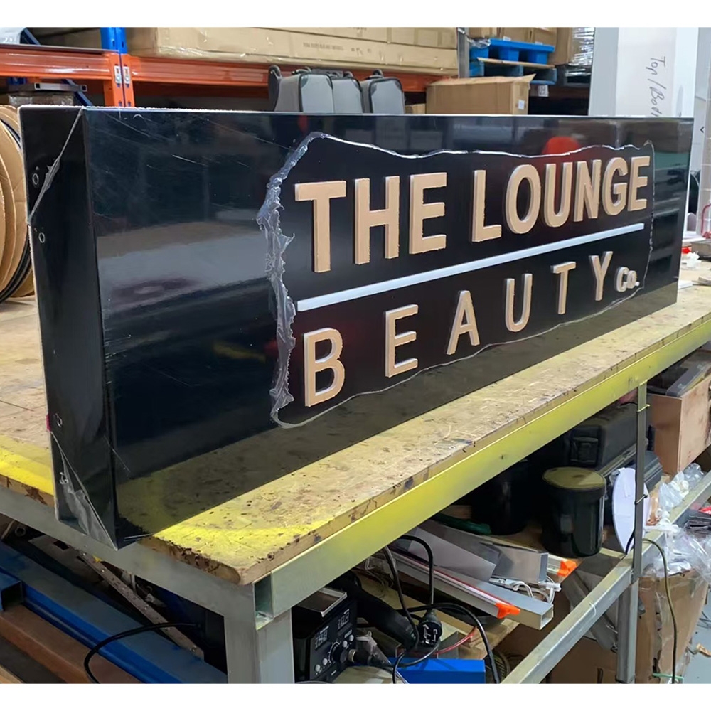 Duw door stijl LED -lichtbox