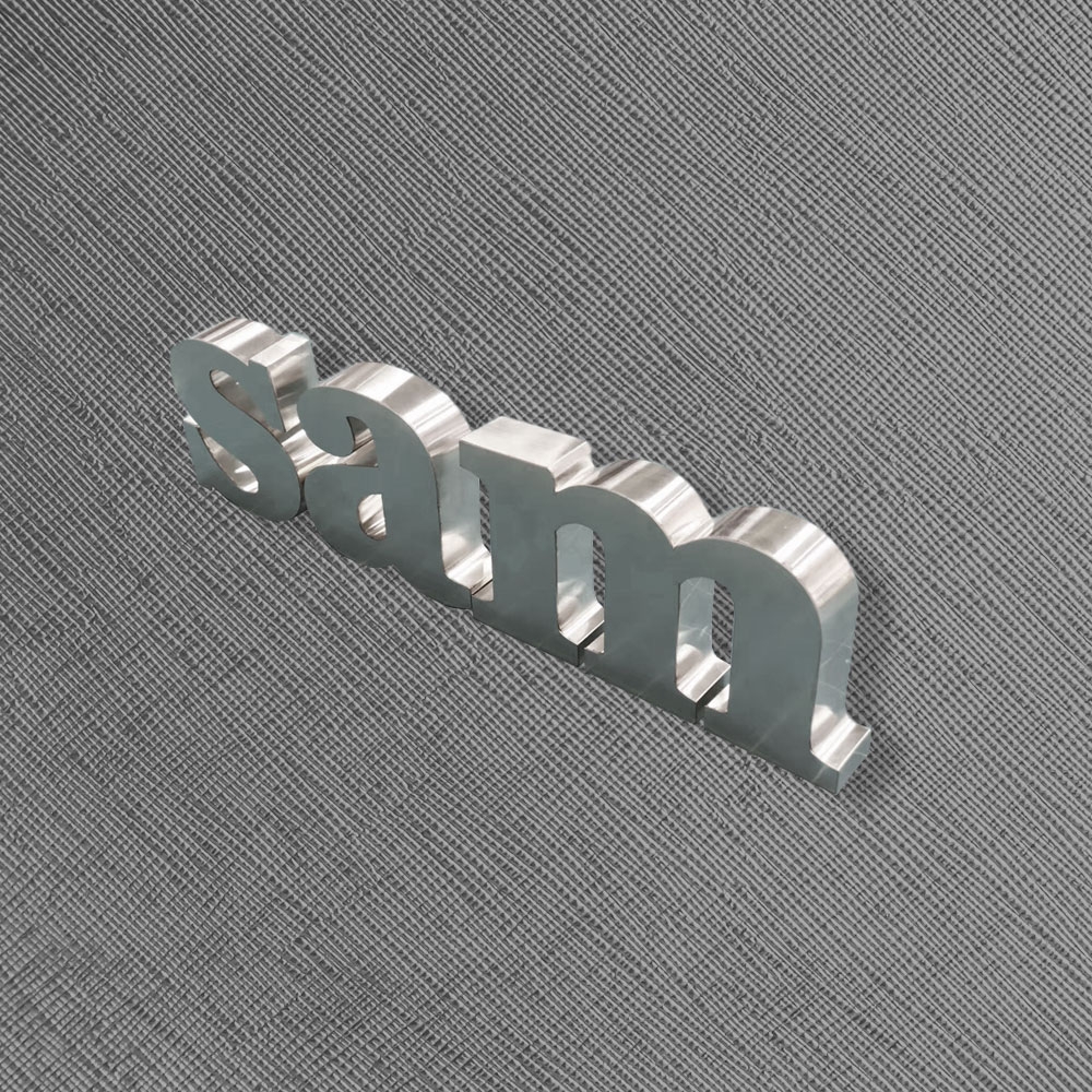 Edelstahlkanalbuchstaben