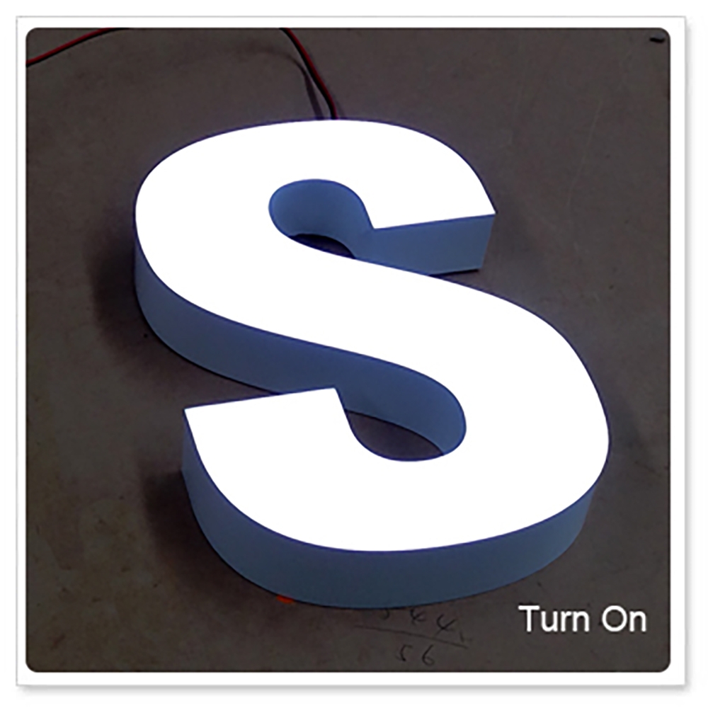 Led Rimless Resin Letters