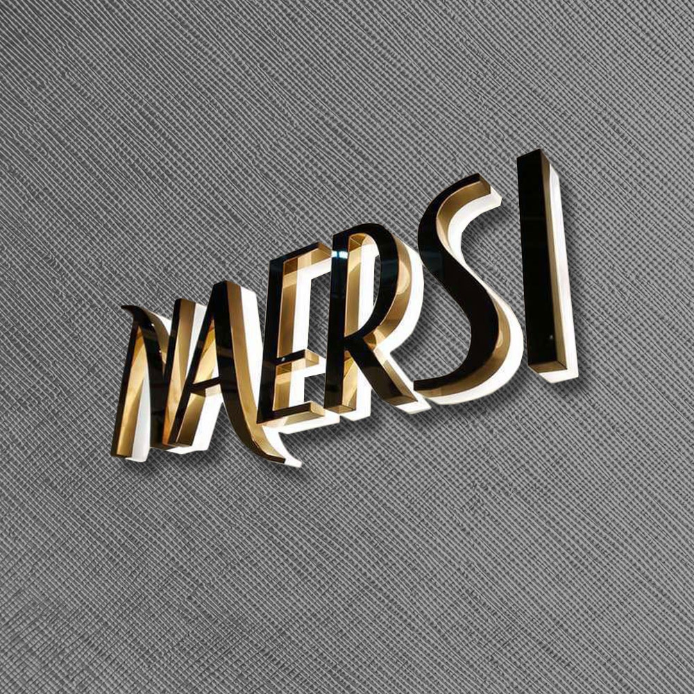 Metal Fabricated Letters with Acrylic Base