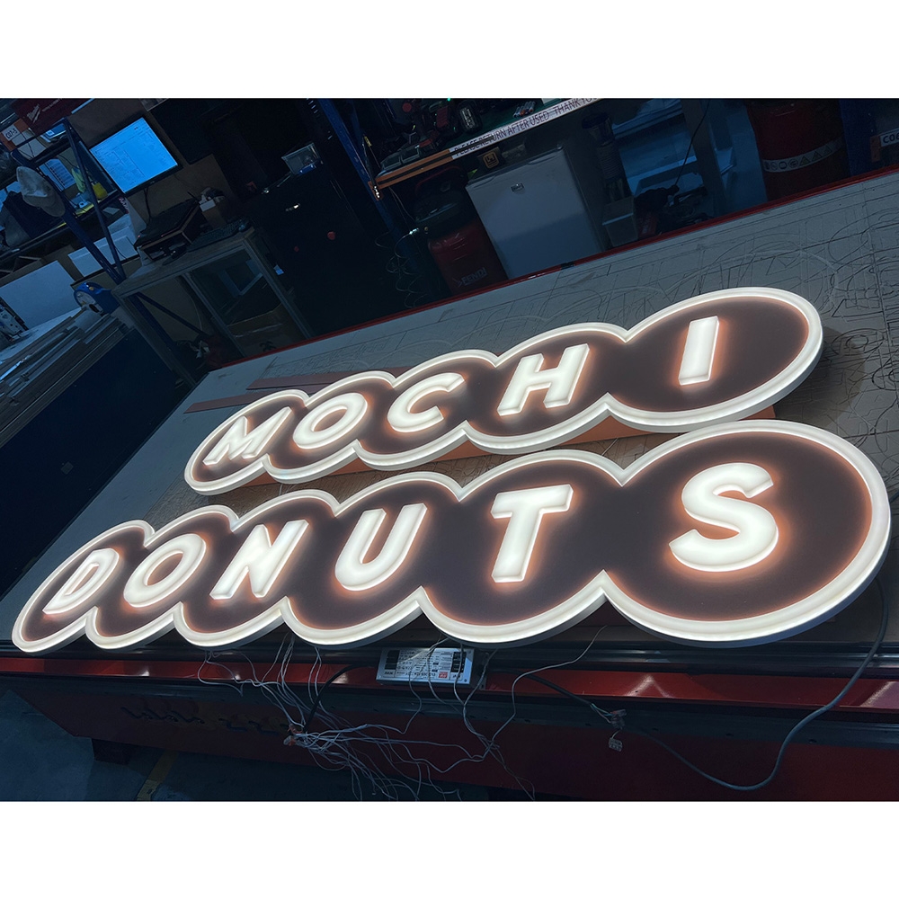 Duw door stijl LED -lichtbox