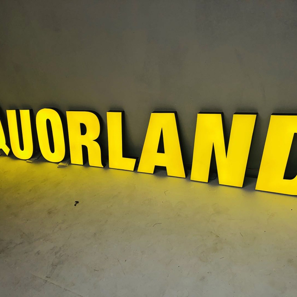 Led Rimless Resin Letters