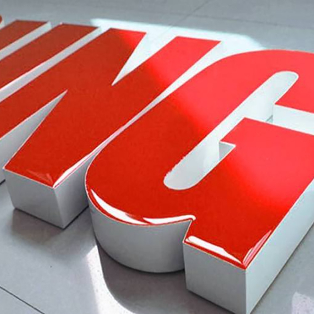 Led Rimless Resin Letters