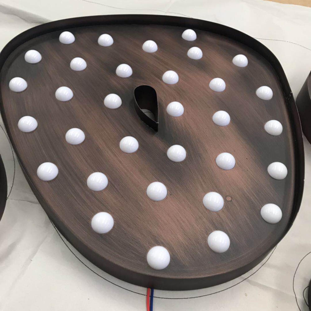 Cartas de marquesina de bombillas LED