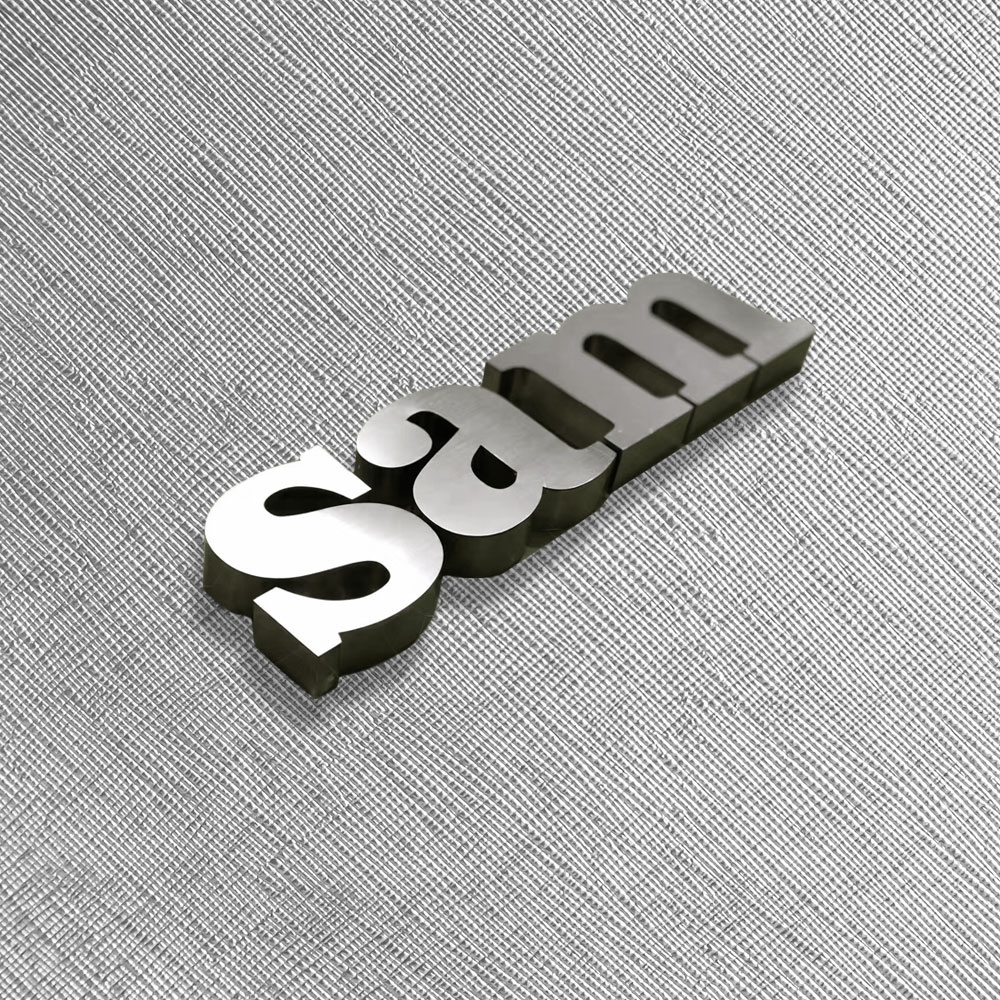 Edelstahlkanalbuchstaben