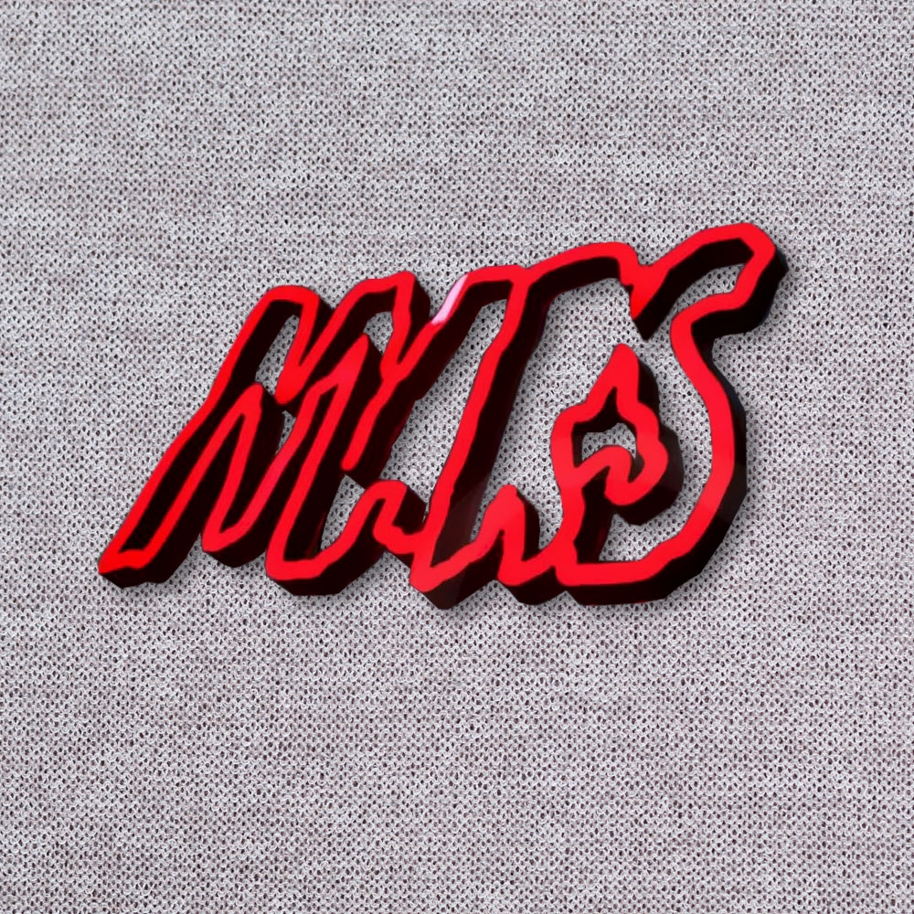 Sign neon a LED curvo inciso acrilico