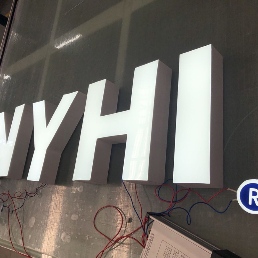 Led Rimless Resin Letters