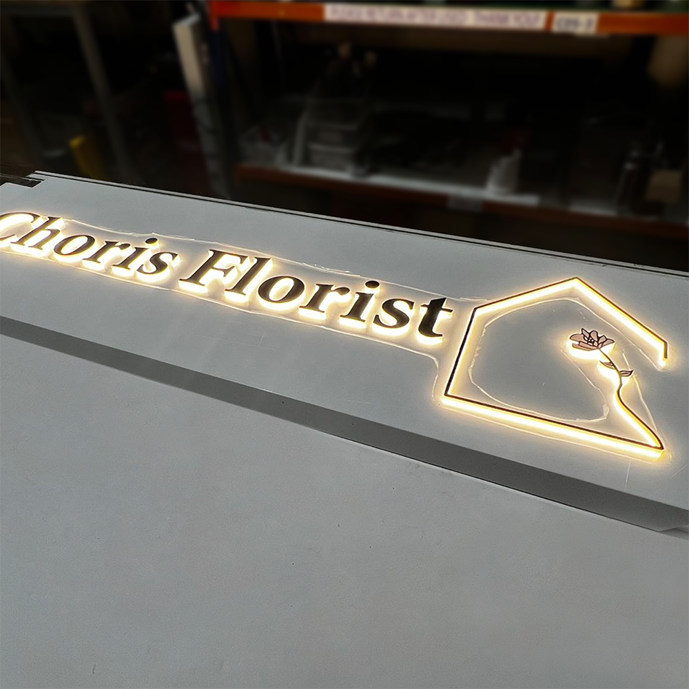 Duw door stijl LED -lichtbox