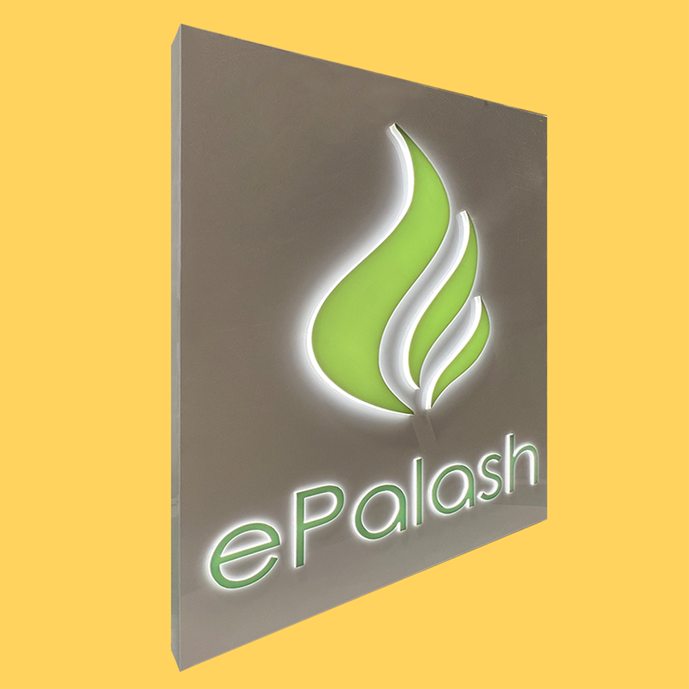 Duw door stijl LED -lichtbox