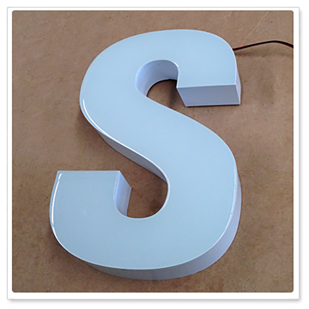 Led Rimless Resin Letters
