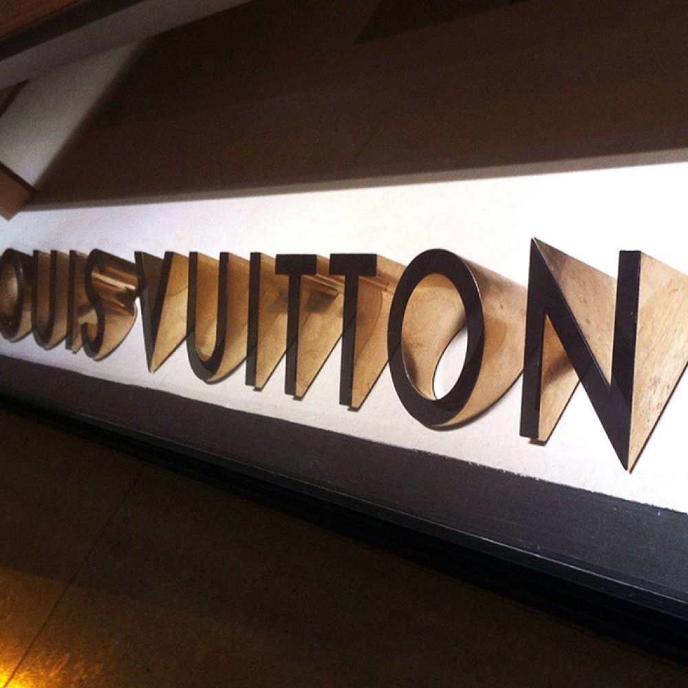 Edelstahlkanalbuchstaben