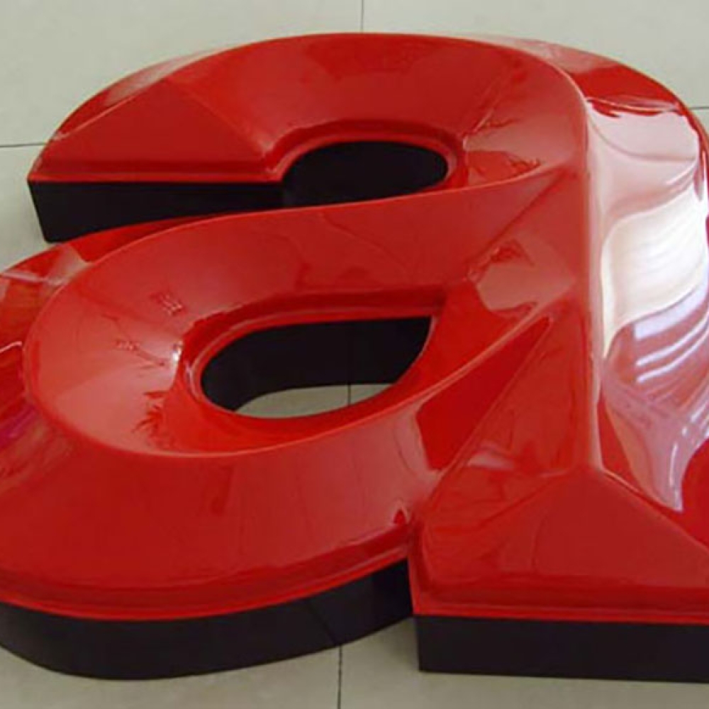 Segno formato sotto vuoto a LED