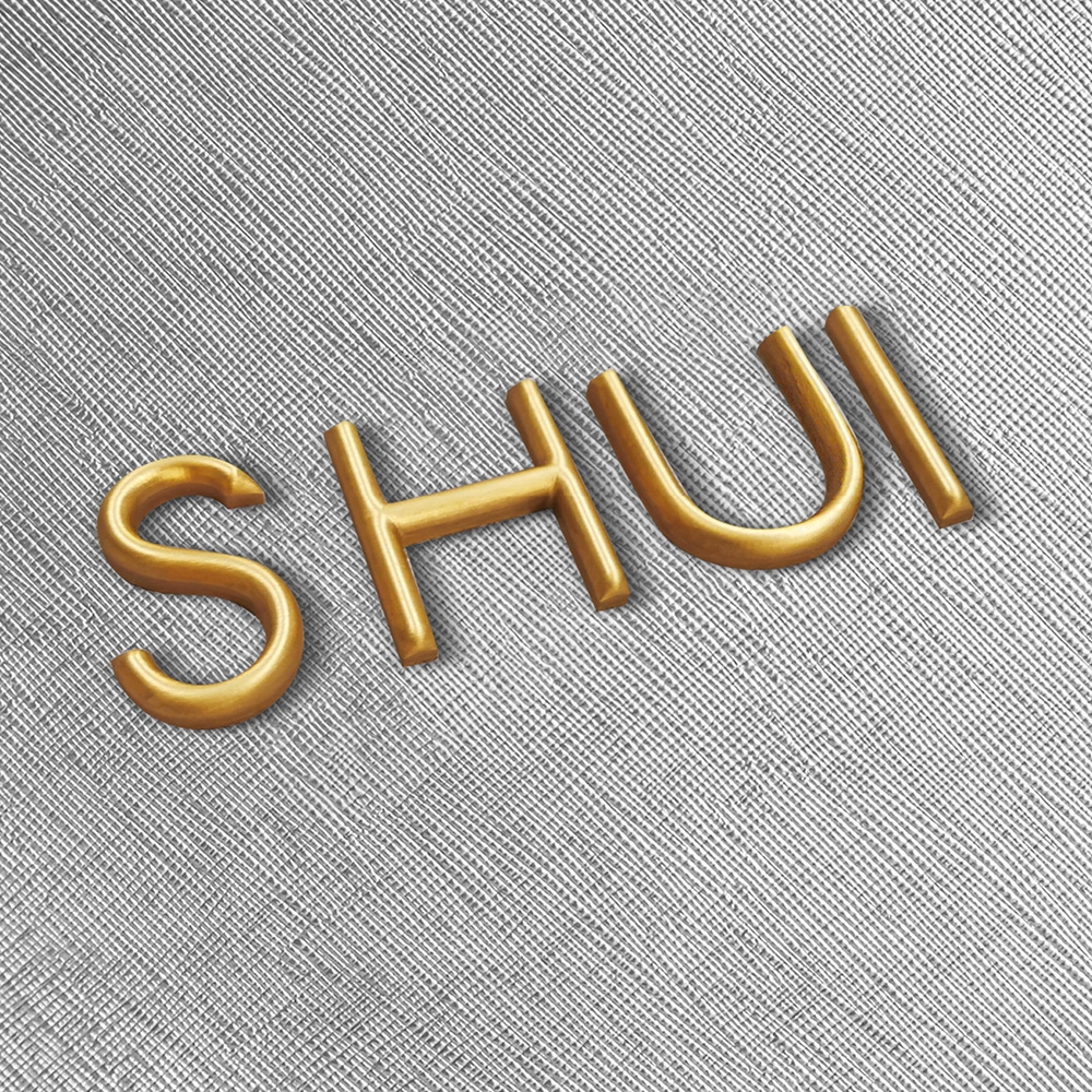 Cylinder 3D Metal Letters