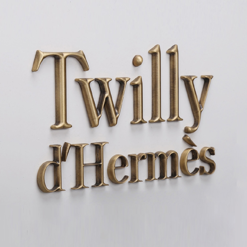 Cylinder 3D Metal Letters