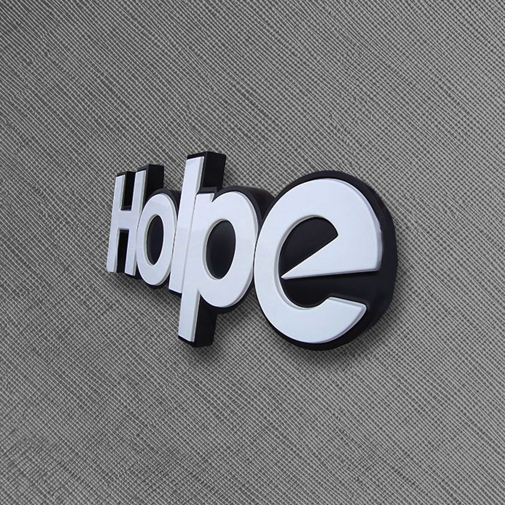 Segno formato sotto vuoto a LED