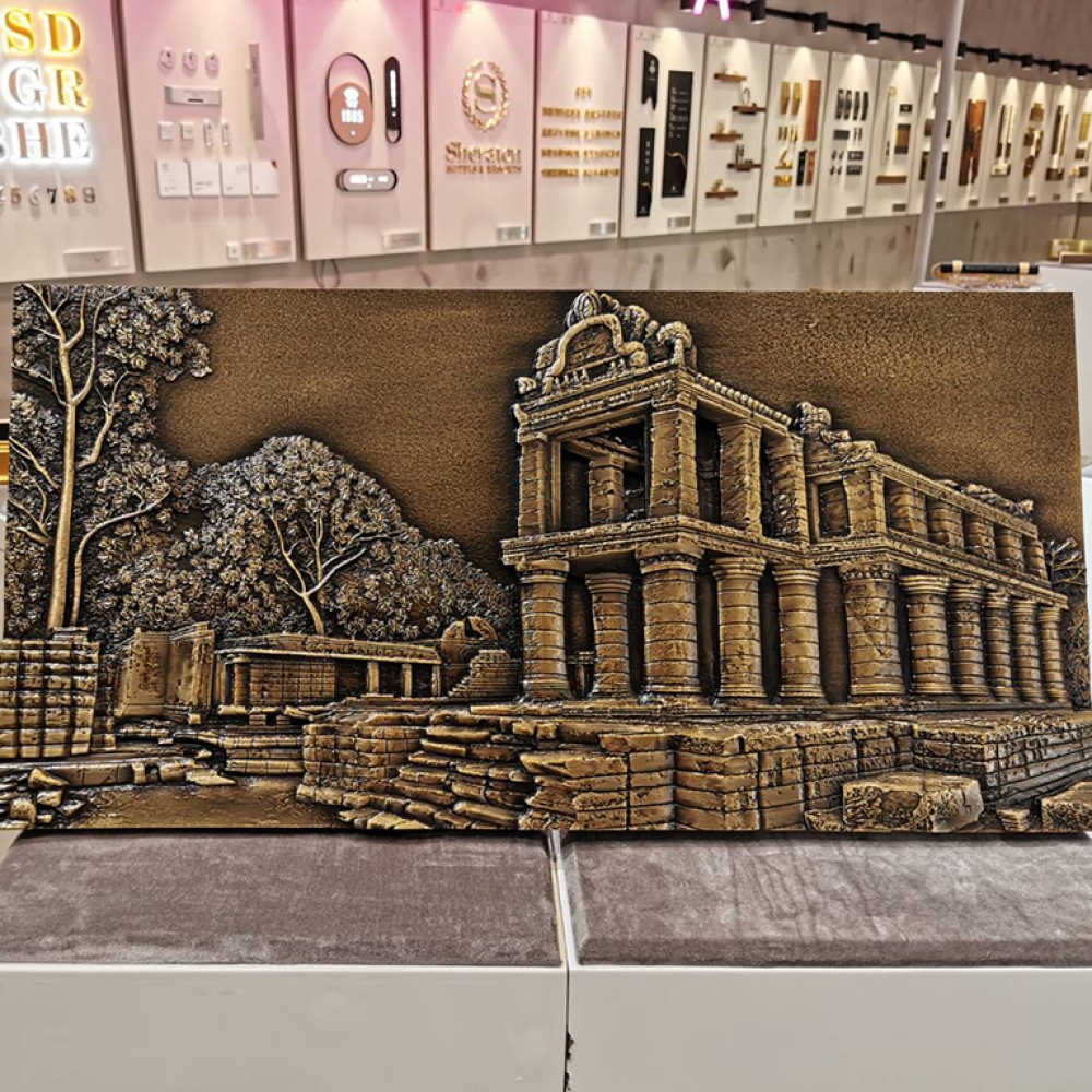 Geprägte antike Messingmetall-Signalzeichen Plaques