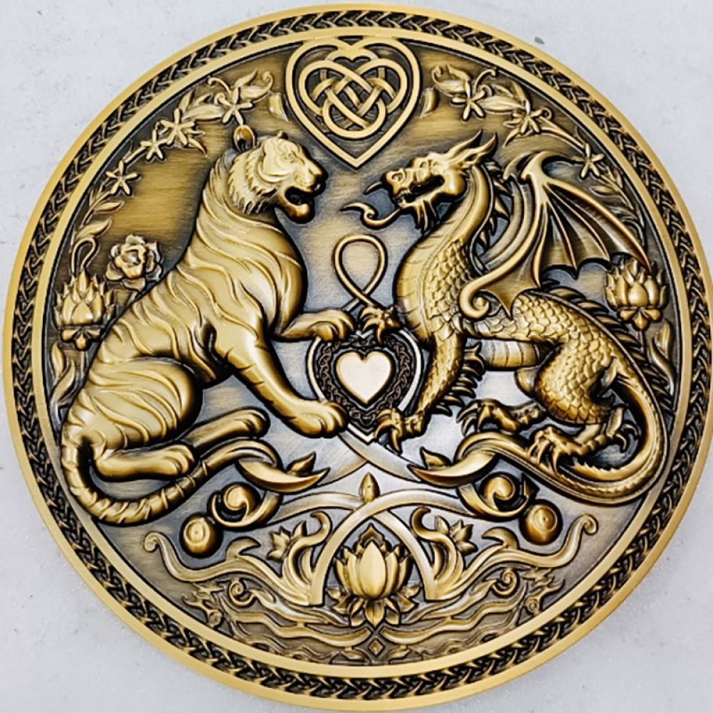 Geprägte antike Messingmetall-Signalzeichen Plaques