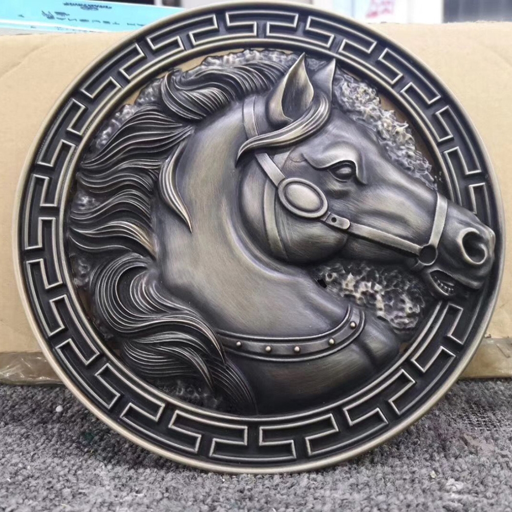 Geprägte antike Messingmetall-Signalzeichen Plaques