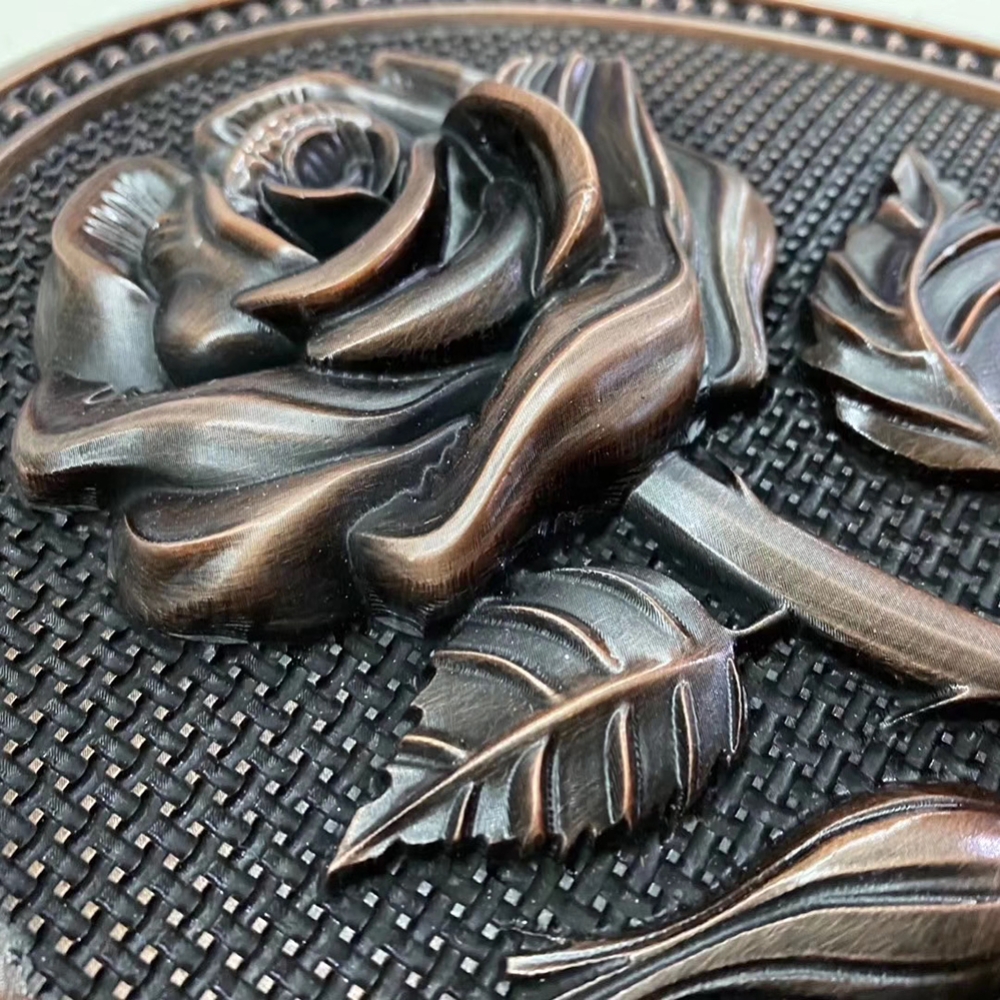 Geprägte antike Messingmetall-Signalzeichen Plaques