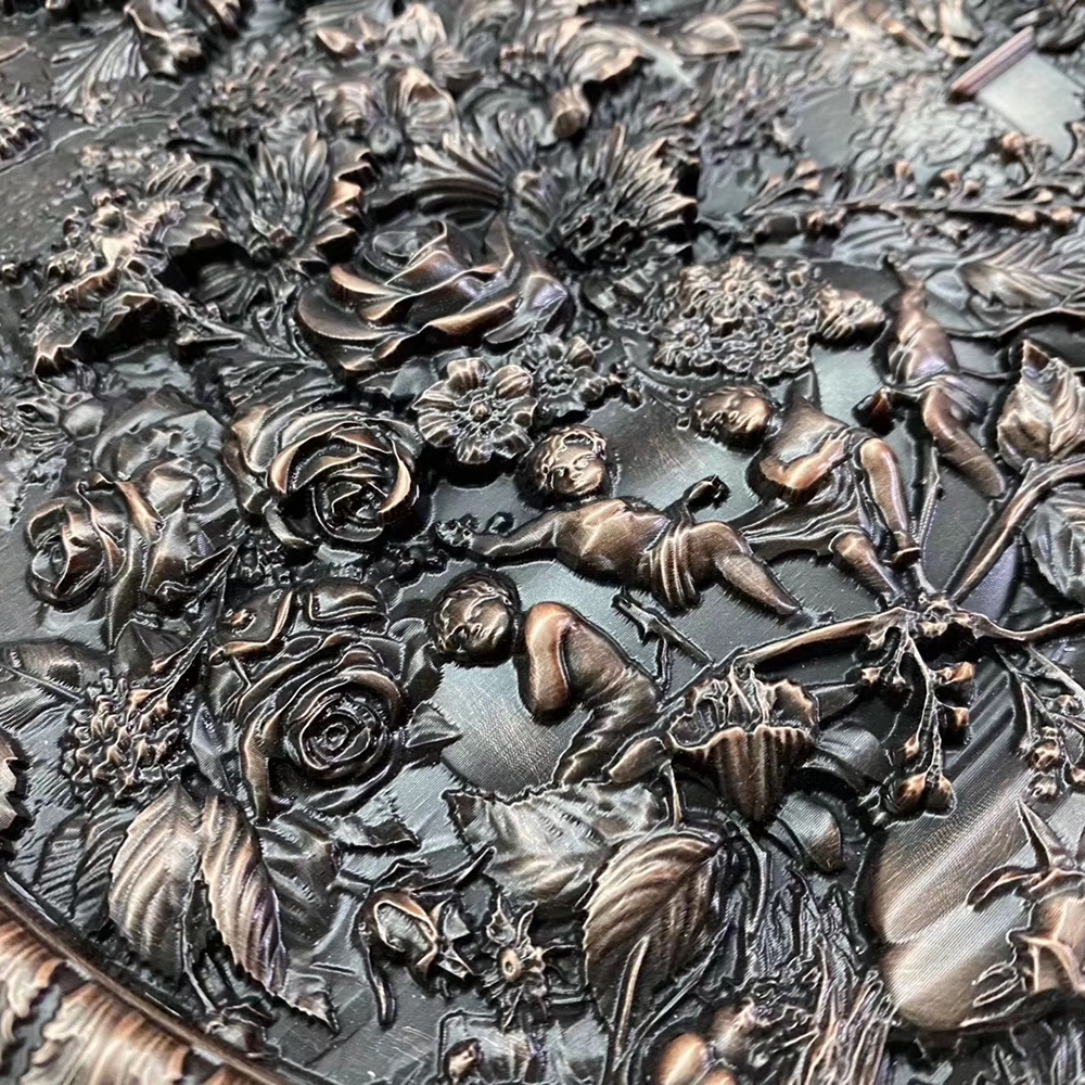 Geprägte antike Messingmetall-Signalzeichen Plaques