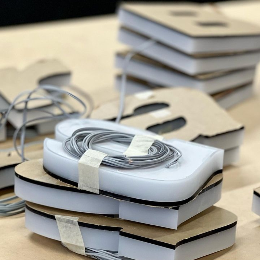 Burbank Acrilic Segno retroilluminato