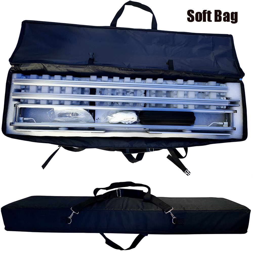 Vrijstaand dubbelzijdige LED SEG-lichtbox (aluminium frame)