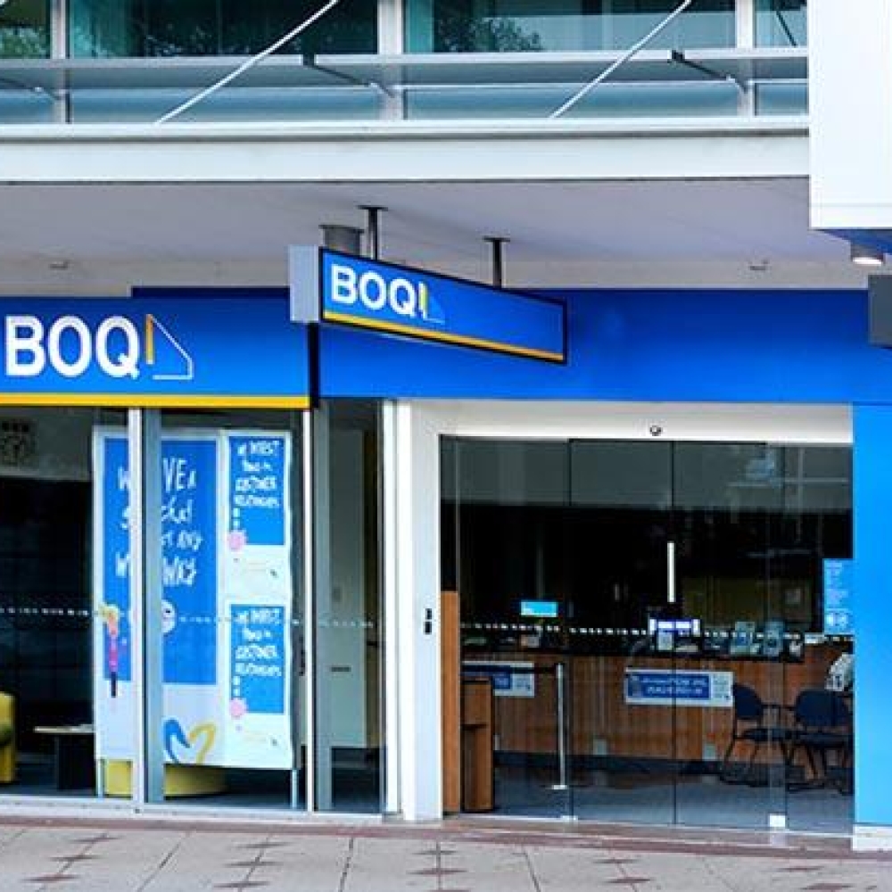 Bank of Queensland (BOQ) Illuminated Signage