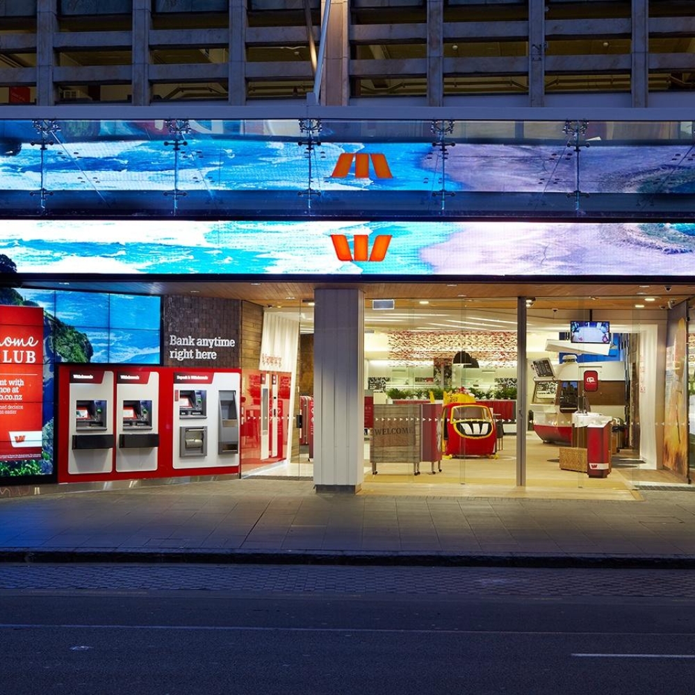 Westpac Bank Illuminated Signage