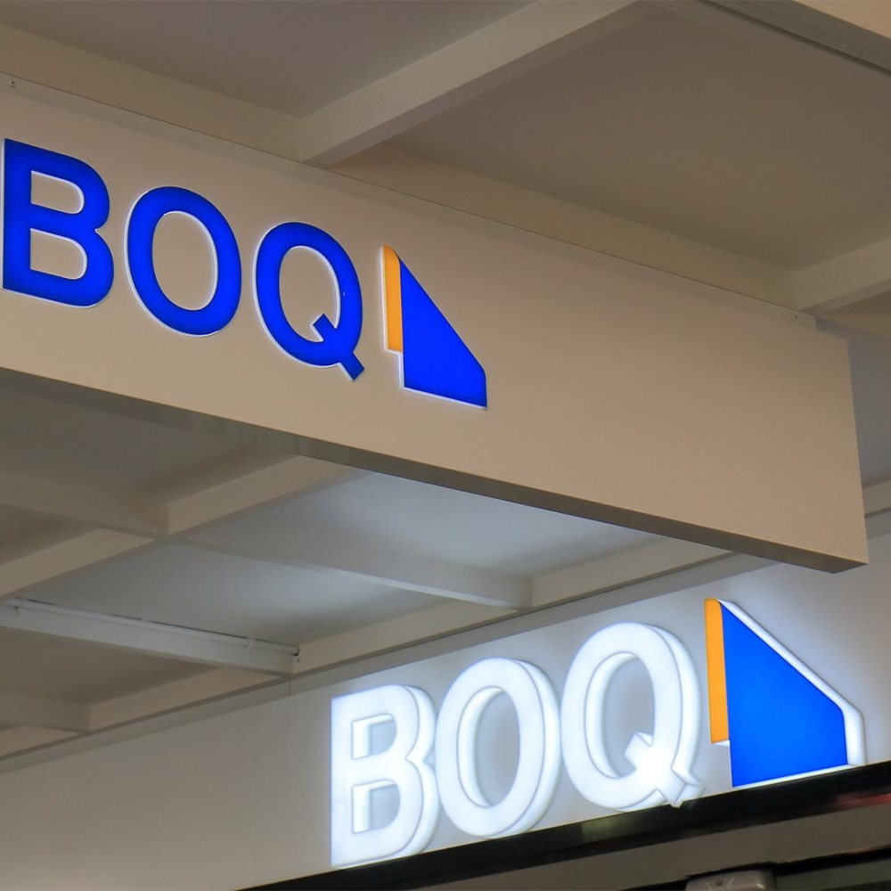 Bank of Queensland (BOQ) Illuminated Signage