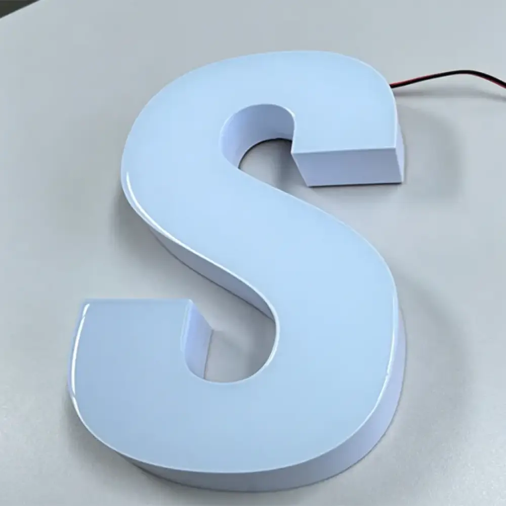 LED Rimless Resin Letters