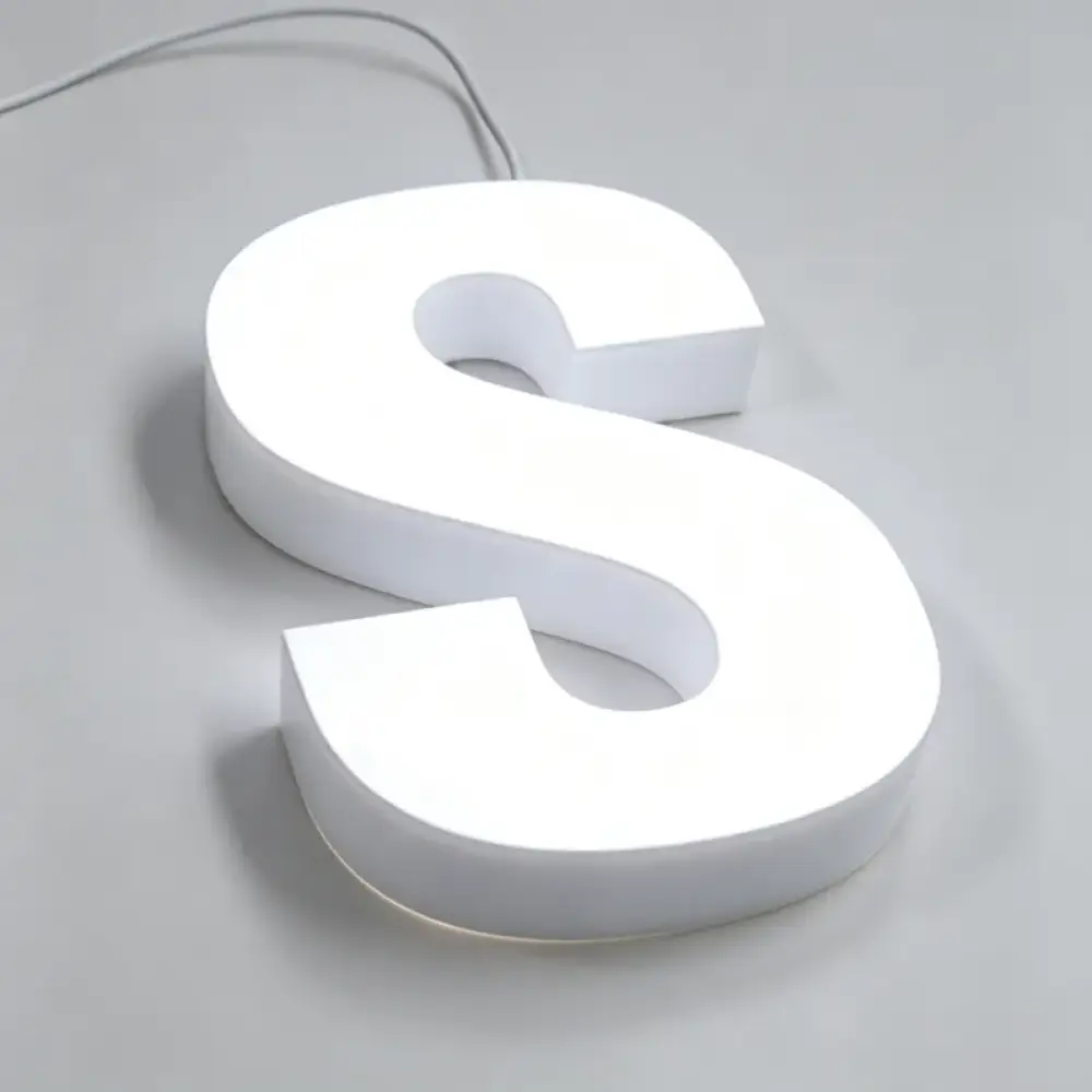 LED Rimless Resin Letters