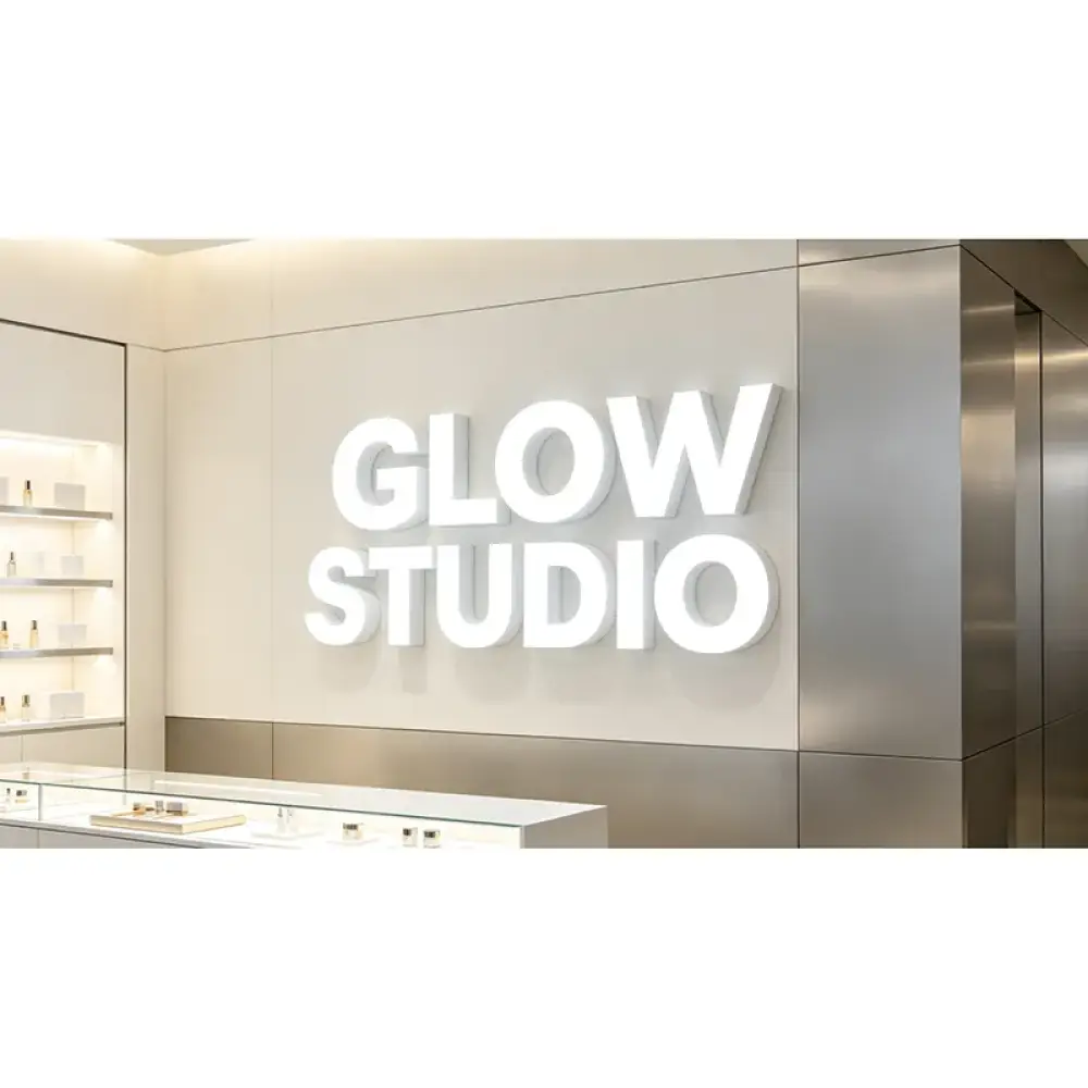 LED Rimless Resin Letters