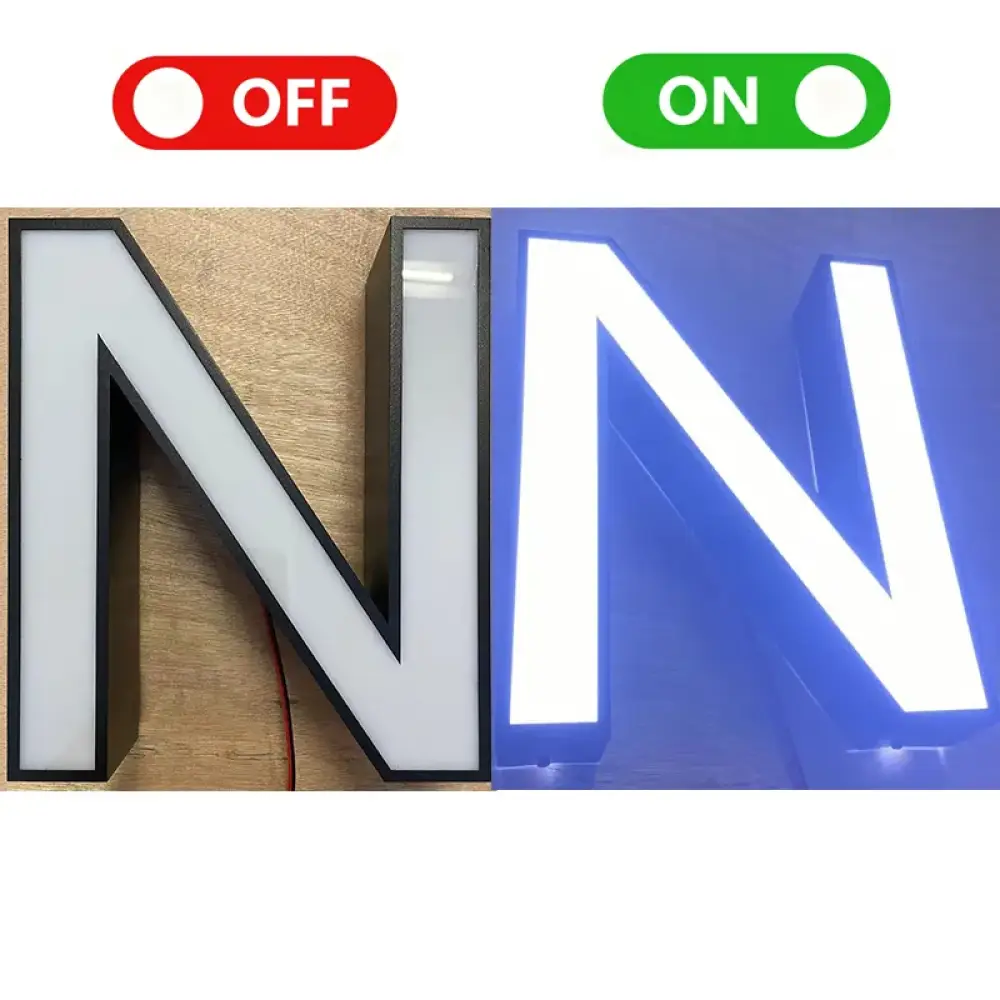 Front Illuminate Channel Letters