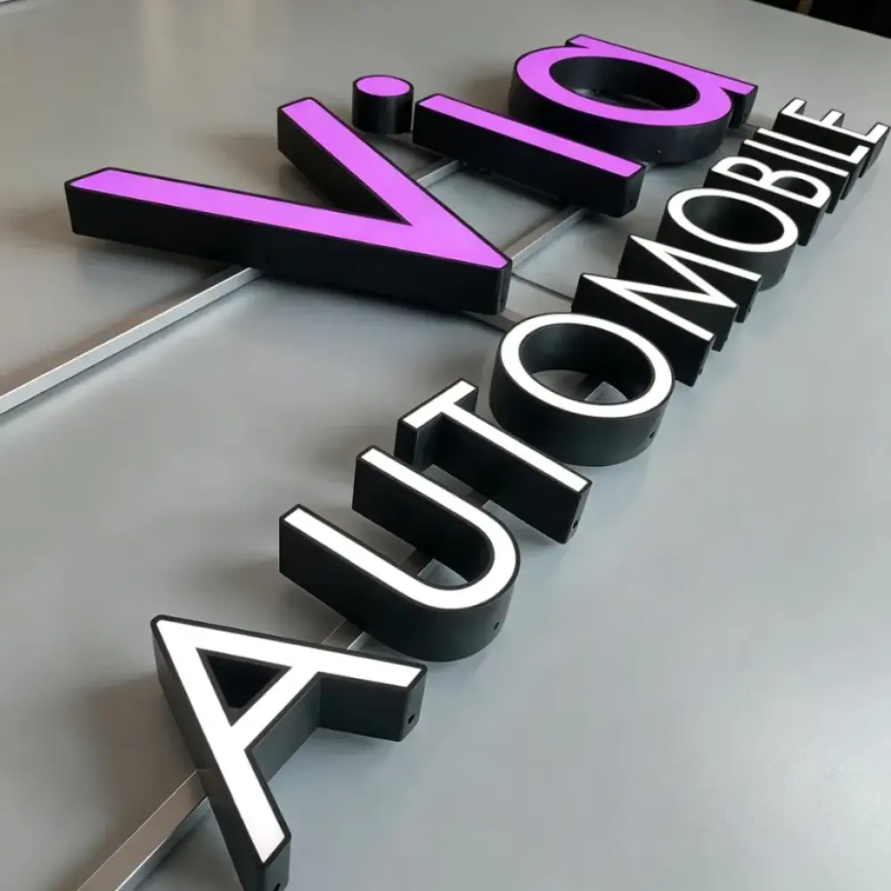 Front Illuminate Channel Letters