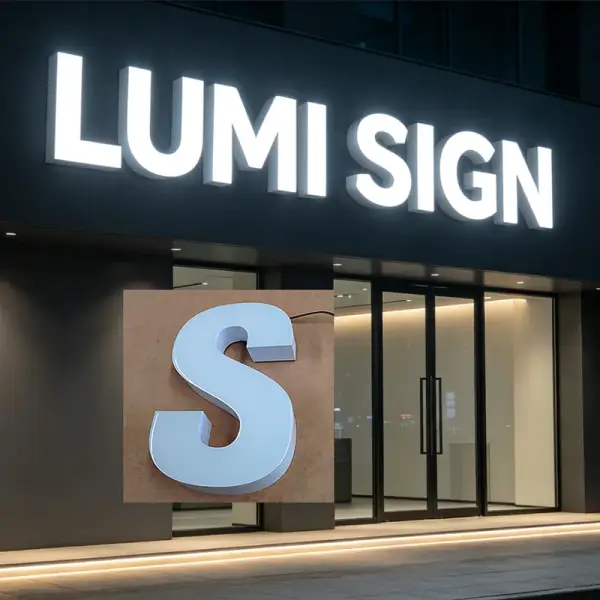 LED Rimless Resin Letters