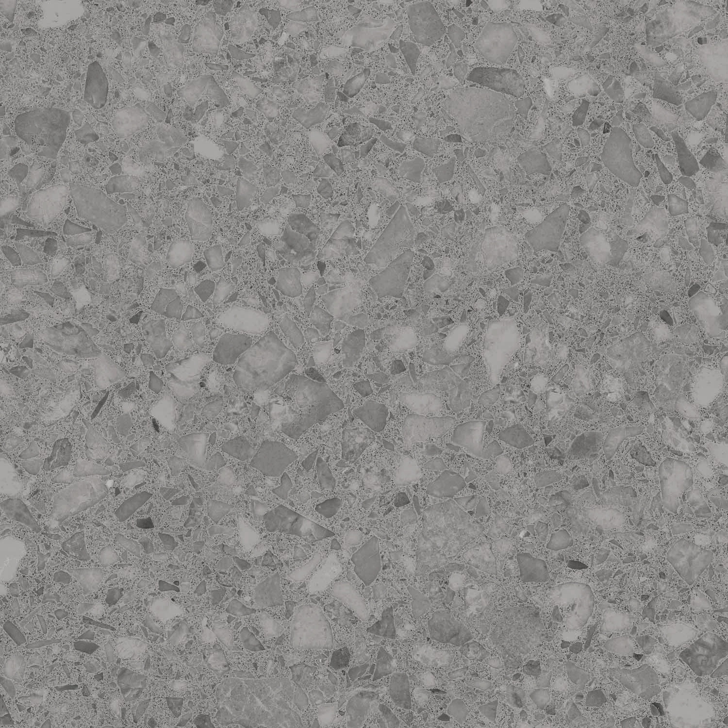 Grey Terrazzo Effect Matte Antique Through-body Tile for Hotel & High-Traffic Commercial Projects