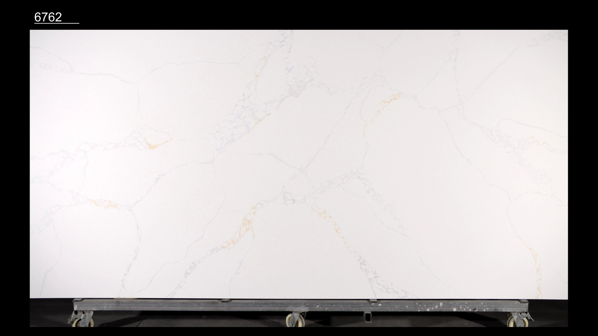 Calacatta Quartz Slab GSQ 6762 for Kitchen Countertops & Vanity Tops