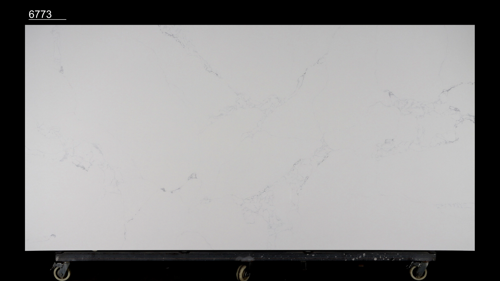 Calacatta Quartz Slab GSQ 6773 for Kitchen Countertops & Vanity Tops