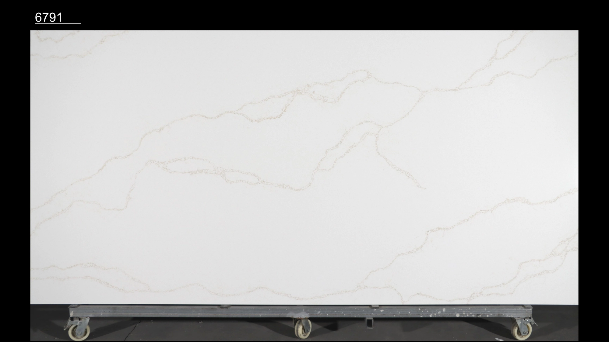 Calacatta Quartz Slab GSQ 6791 for Kitchen Countertops & Vanity Tops