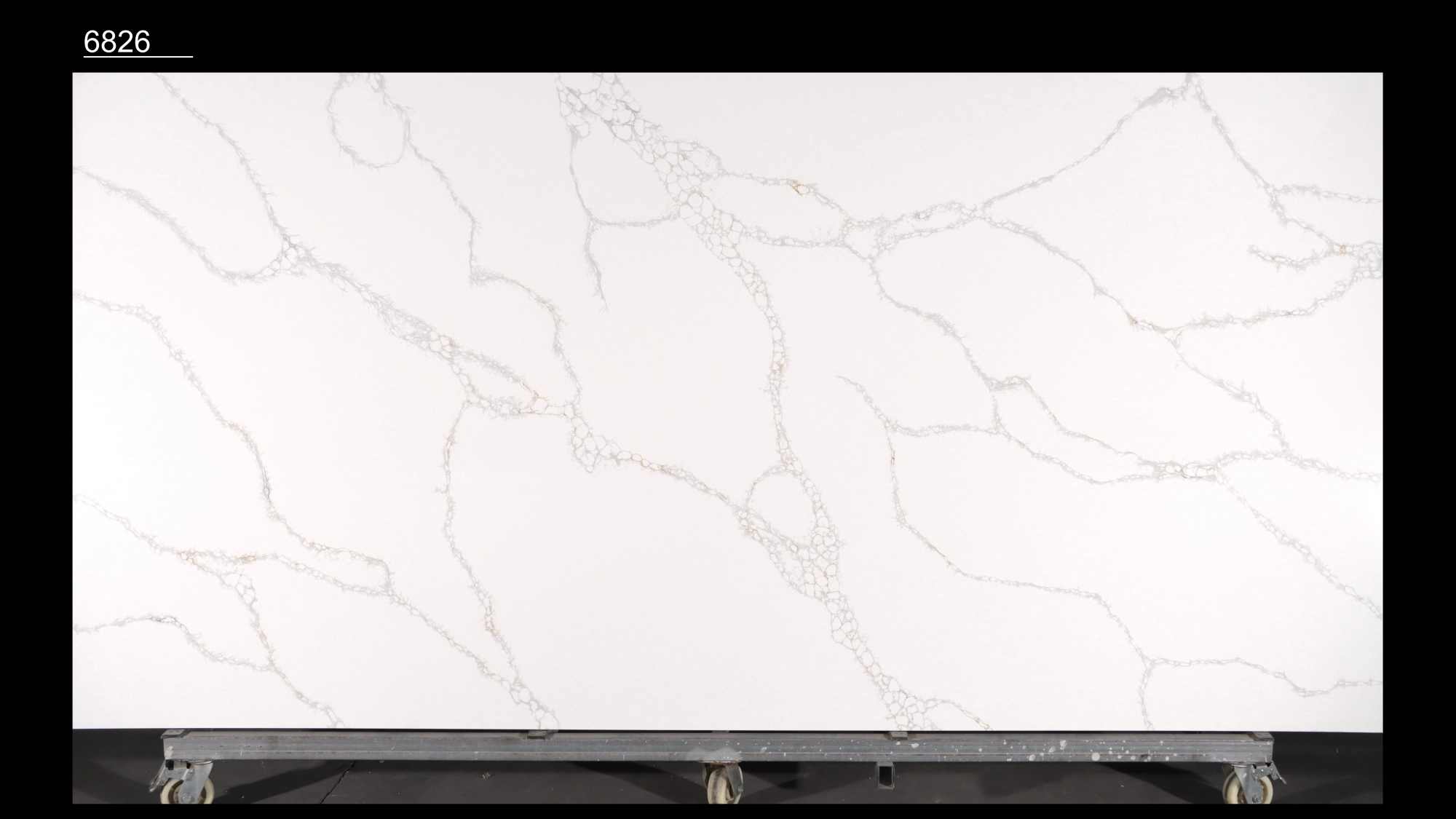 Calacatta Quartz Slab GSQ 6826 for Kitchen Countertops & Vanity Tops