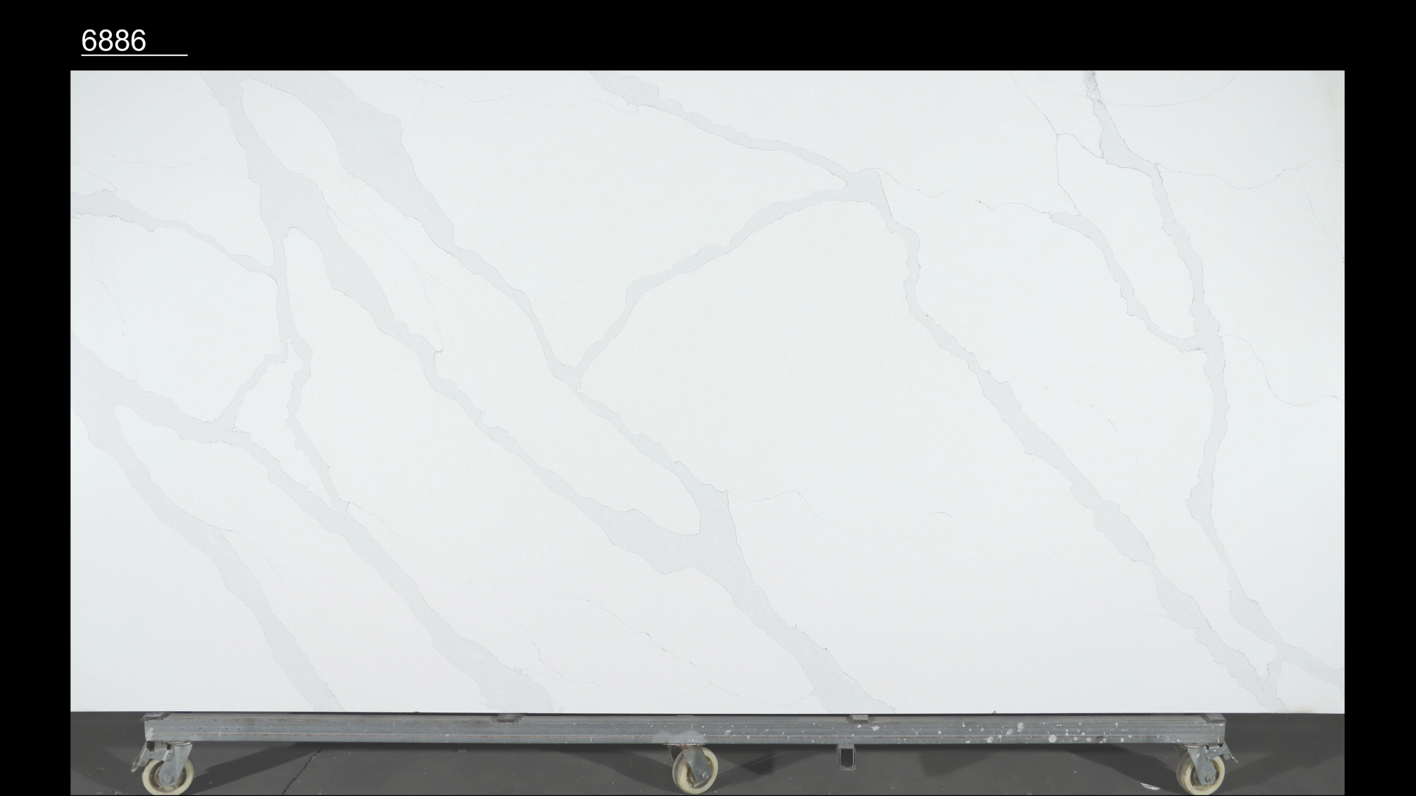 Calacatta Quartz Slab GSQ 6886 for Kitchen Countertops & Vanity Tops