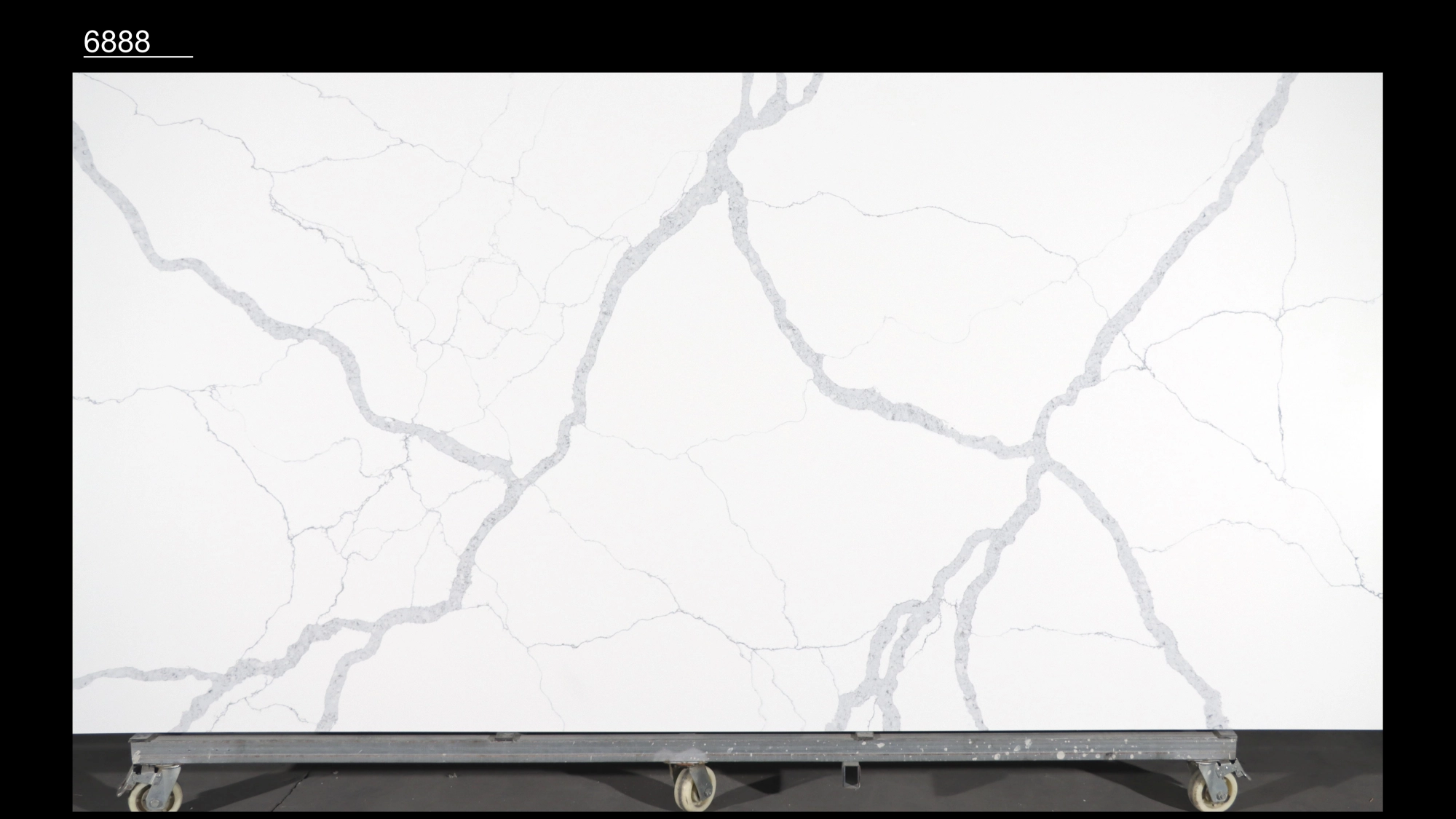 Calacatta Quartz Slab GSQ 6888 for Kitchen Countertops & Vanity Tops