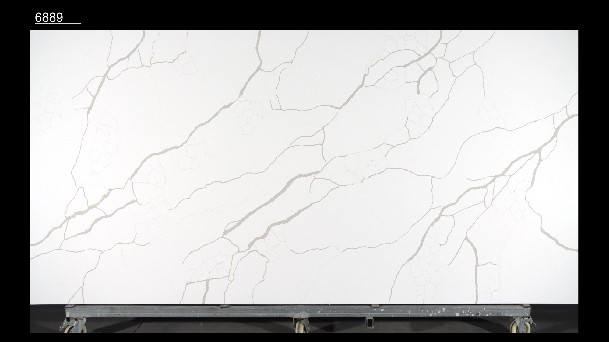 Calacatta Quartz Slab GSQ 6889 for Kitchen Countertops & Vanity Tops