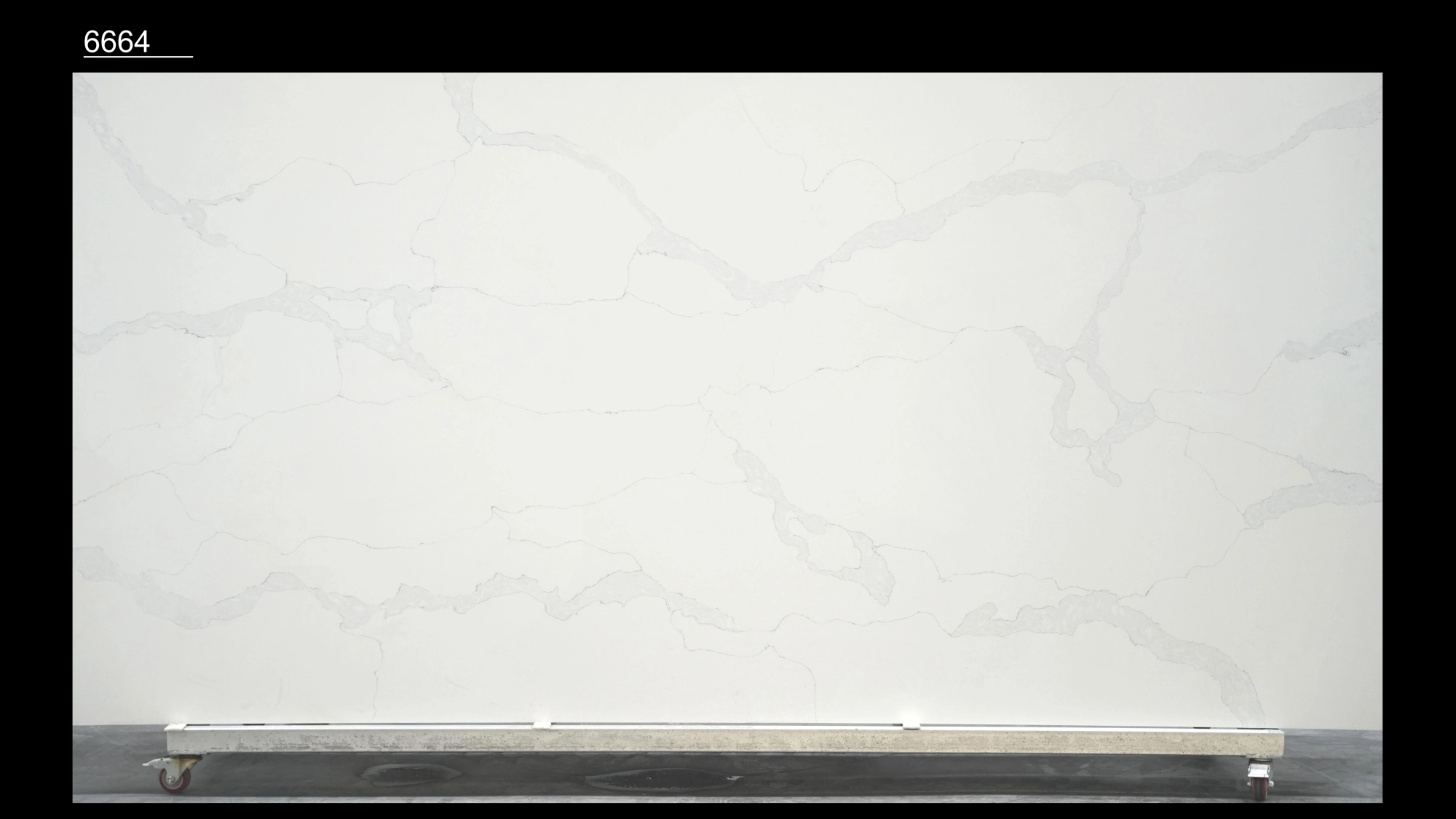 Calacatta Quartz Slab GSQ 6664 for Kitchen Countertops & Vanity Tops