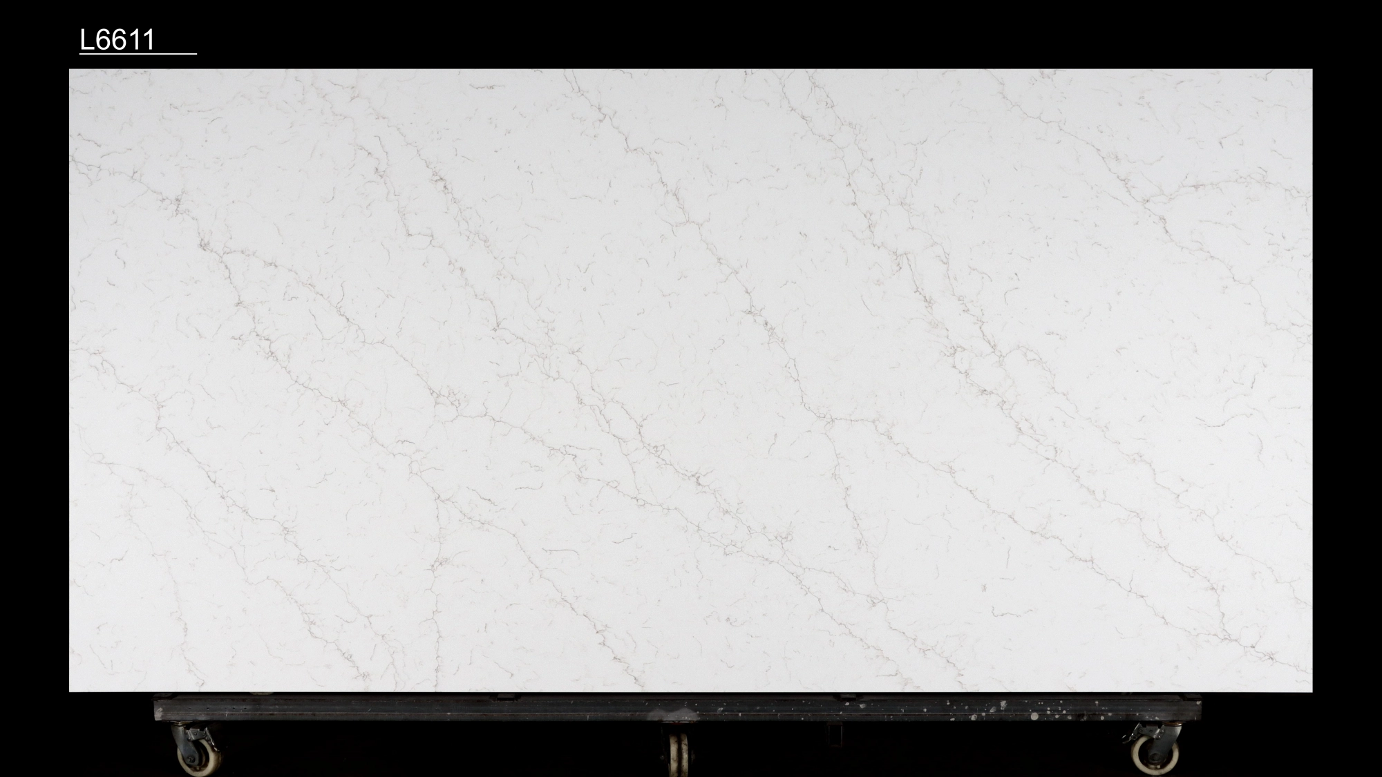 Calacatta Quartz Slab GSQ 6611 for Kitchen Countertops & Vanity Tops